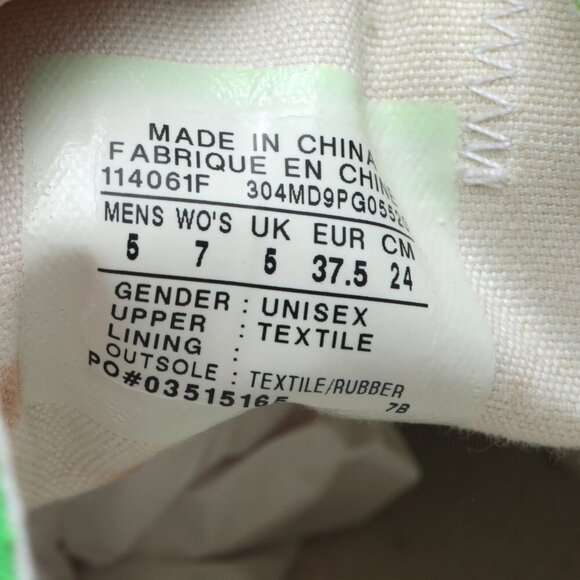 Converse Chuck Taylor All Star Low Top Sneakers Shoes Green Pink Canvas Rubber - Picture 7 of 11